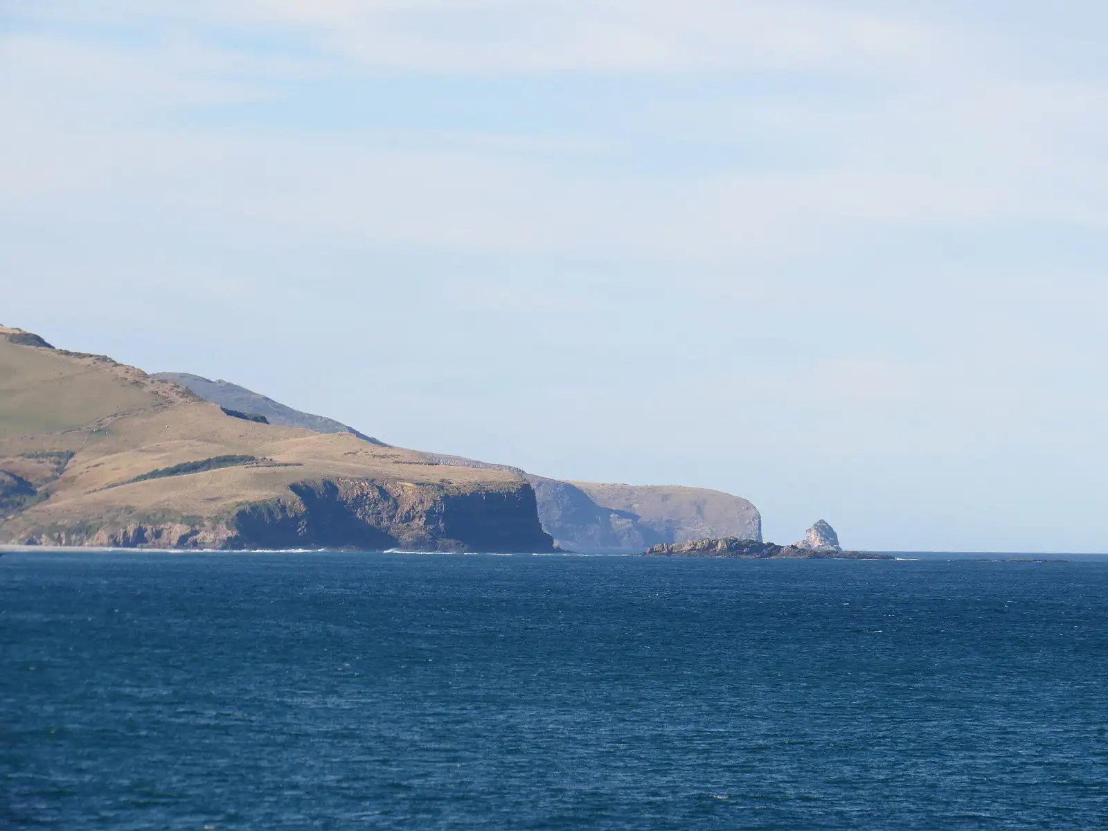 South coast headlands of the Otago Peninsula